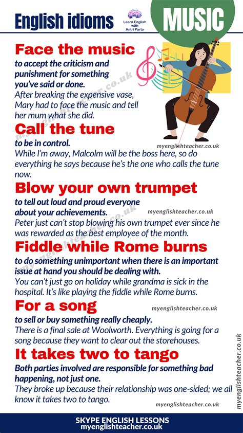 13 MUSIC Idioms - My Lingua Academy