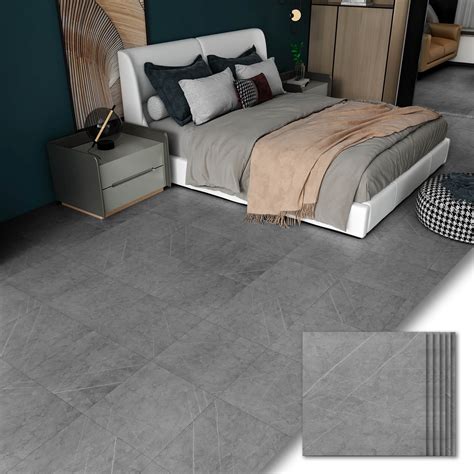 Dark Grey Marble Vinyl Tiles – CHIHUT