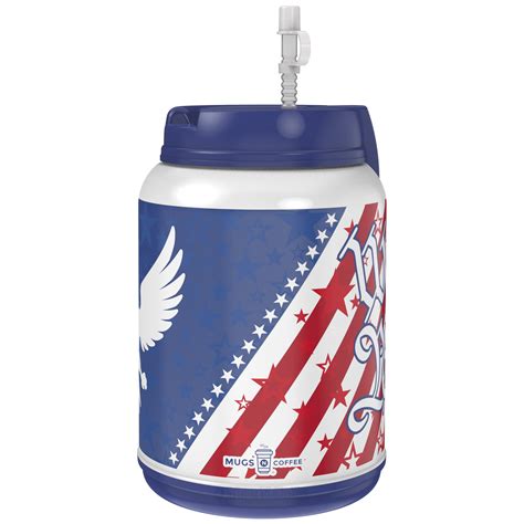 64 oz We The People Double Wall Foam Insulated Mug