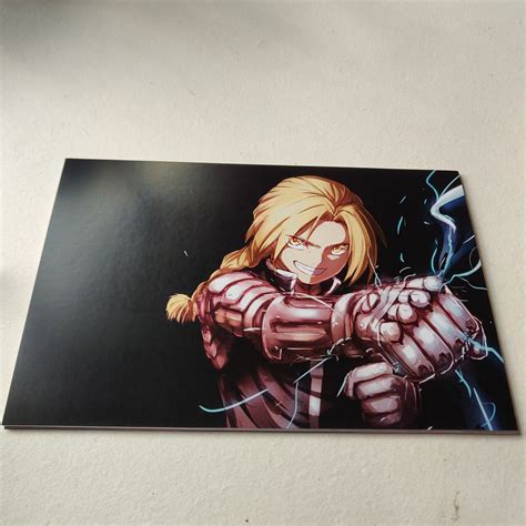 Fullmetal Alchemist wall poster | Edward Elric | Style 3 – Dipped in ...