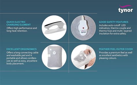 Tynor Ortho Heating Gel Bag (Electric), Grey, Universal Size, 1 Unit ...