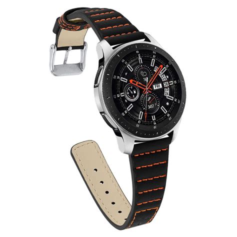 Kapa Stitched Leather Strap Band Compatible with Samsung Galaxy Watch ...