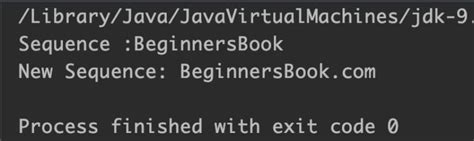 Example of StringBuilder by Using Map of App End Method in Java 的图像结果