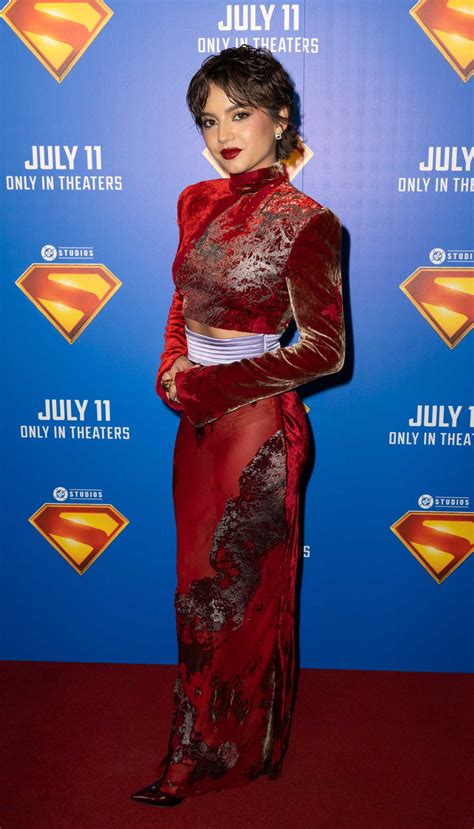 Isabela Merced Attends the Superman Movie Celebration at Kaseya Center ...