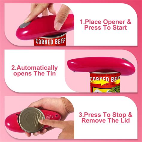 Buy Electric Can Opener, Open Your Cans with A Simple Push of Button ...