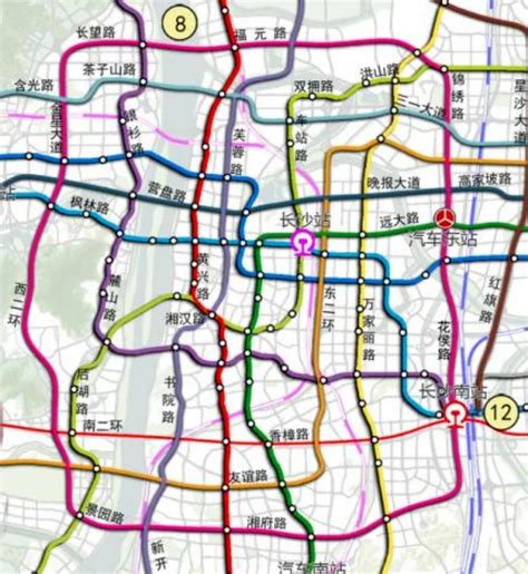 长沙地铁线路图2021_长沙地铁站点查询_长沙地铁有几条线