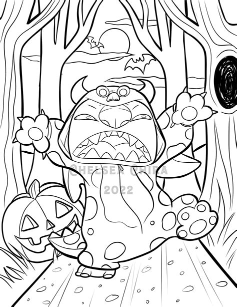 Stitch Halloween Coloring Pages - Coloring Nation