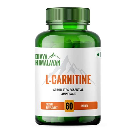 Buy Divya Himalayan L- Carnitine s 500mg - (Amino for Muscle, Brain ...