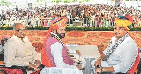 Haryana CM joins Mali community for pavilion renaming in Jodhpur