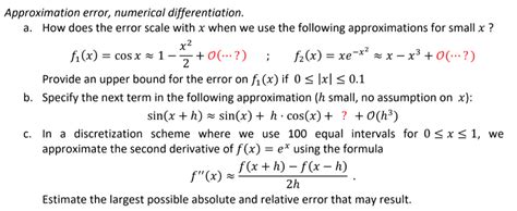 Image result for Error of Approximation Calculus
