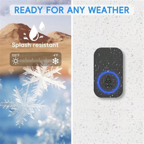 EMASTIFF Intelligent Wireless Doorbell Waterproof USB Smart Doorbell ...