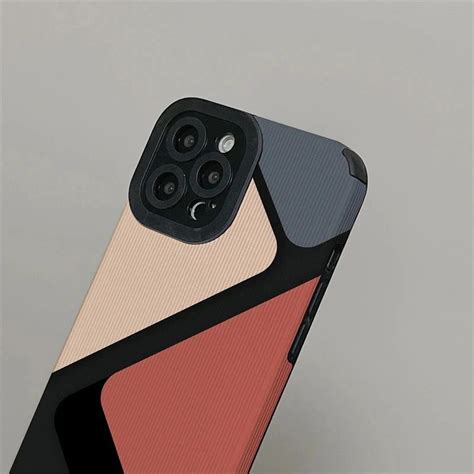Classy Geometric iPhone Textured Silicone Case – ATCASA