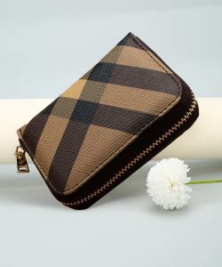 SYGA Women Casual Multicolor Artificial Leather Card Holder BROWN ...