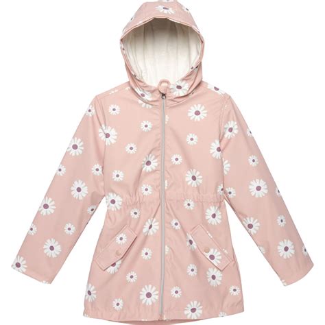 LIV & LOTTIE Big Girls Daisy Rain Jacket - Insulated - Save 57%