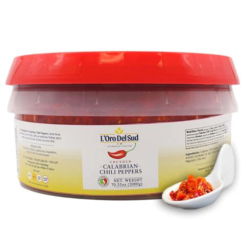 Buy Crushed Calabrian Chili Peppers Paste, Spread, Chopped, Bulk, Grown ...