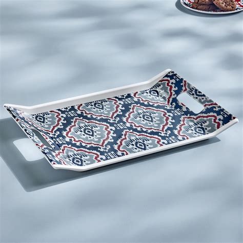 Buy Meadows Theme Melamine Printed Serving Tray - 38x27cm from Home ...