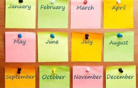 英语单词速记—“星期和月份”单词的记忆方法汇总 - 知乎