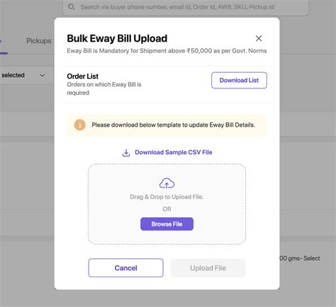 How to upload and change Eway Bill for forward orders? : Customer Support