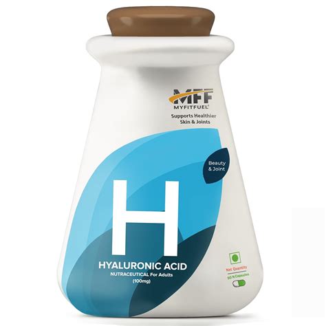 MyFitFuel Hyaluronic Acid, (100 mg), 90 Capsules : Amazon.in: Health ...