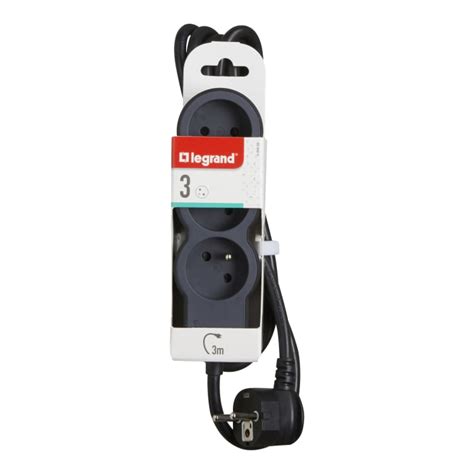 049489 Legrand | Legrand 3 m 3 Socket Type E Extension Lead | 238-7605 | RS