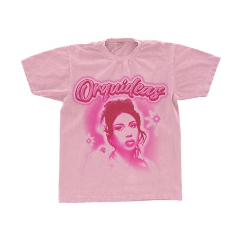 Pink Orquídeas Portrait Short-Sleeve T-Shirt - Kali Uchis Official Store