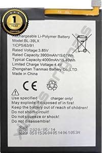 XILIOES ORIGINALS® BL-39LX Battery for Infinix Smart 4 X680 / S5 X652 ...