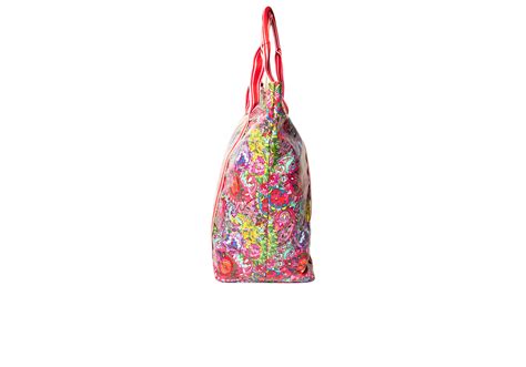 Paisley Aqua Big Beach Bag - Lou Harvey