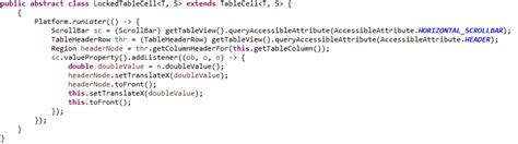 Table Column JavaFX 的图像结果