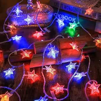 Buy fizzytech Star LED String Lights – 15 LED 3 Meter Multicolour ...