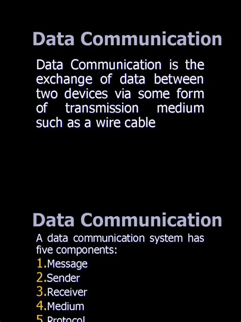 Data/Communication Examples 的图像结果