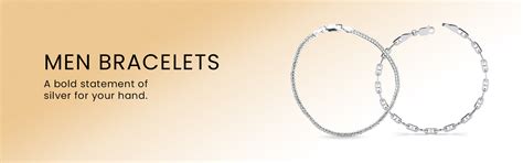 Buy 925 Sterling Silver Bracelets for Men & Boys Online – CLARA