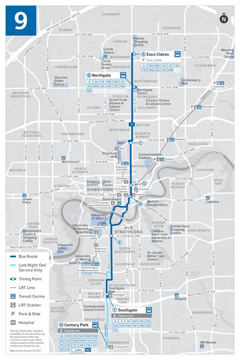 Edmonton Transit Service Routes 的图像结果