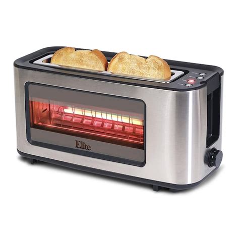 Elite Platinum 2-Slice Chrome 1500-Watt Toaster at Lowes.com