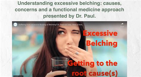 Are you suffering from Excessive Burping or Belching? Dr. Paul can help. Here is how...