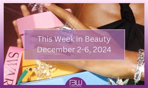 This Week in Beauty December 2-6, 2024 - BW Confidential