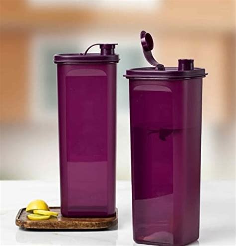 Buy Tupperware Pitcher Slim Line 2 Litre Set of 2 pc Online at Low ...