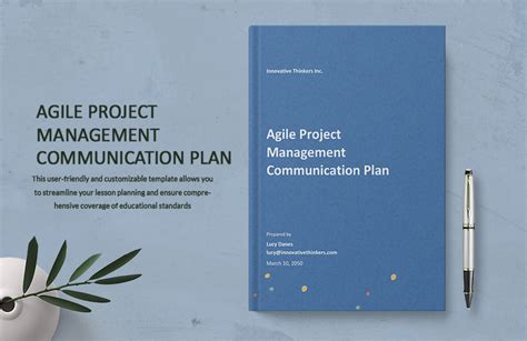 Project Management Communication Plan Template 的图像结果
