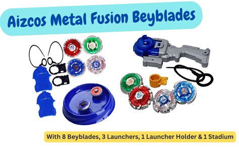 Buy Aizcos Beyblades Metal Fusion Combo Beys Fighters Furry Burst Toy ...