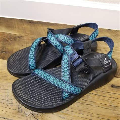 Women's Blue Sandals | Depop