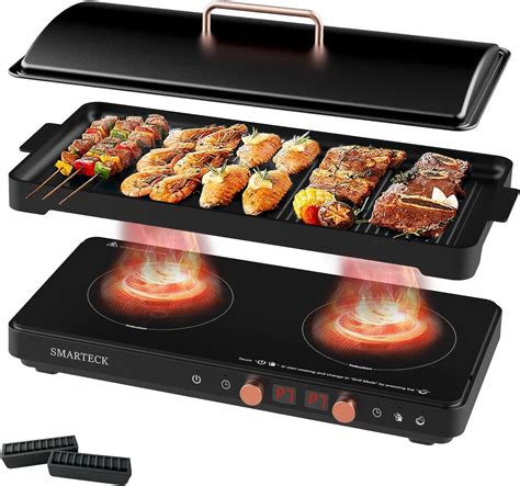 Amazon.com: 2-in-1 Electric Griddle & Induction Cooktop and 1800W ...