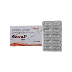 Buy Goecyst Strip Of 10 Capsules Online & Save Up to 24% at PharmEasy
