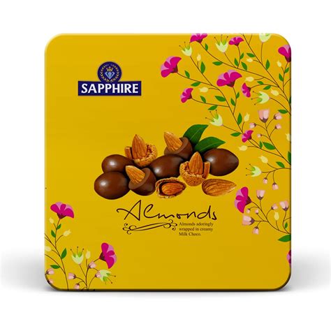 Sapphire Chocolate Coated Nuts, Almond, 200g | Chocolates Gift Pack for ...
