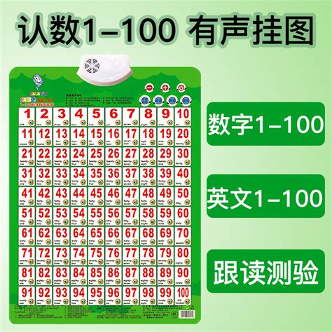 从1到100的点数,1到100数字表,100到1的倒写数字图_大山谷图库