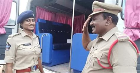 This Photo Of Inspector Father Saluting DSP Daughter Will Melt Your ...
