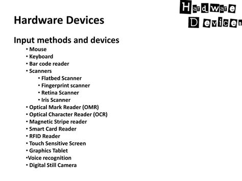 Image result for Computer Hardware Input Devices