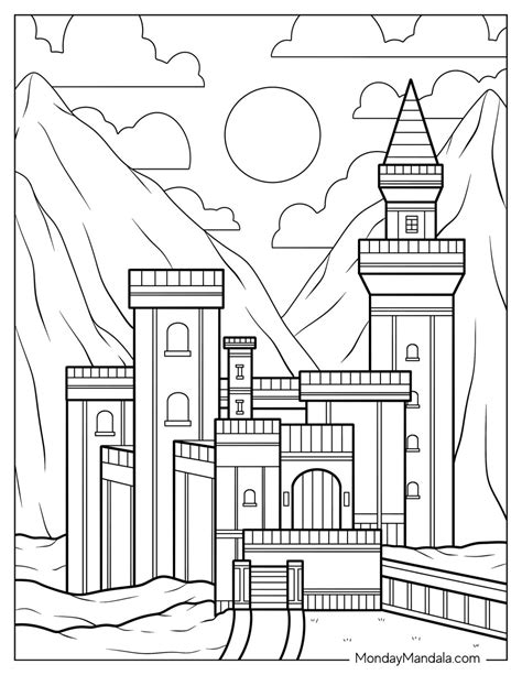 25 Castle Coloring Pages (Free PDF Printables)