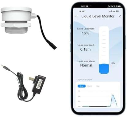 EPTTECH Smart TLC2206 WiFi Water Oil Fuel Liquid Tank Level Monitor ...