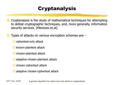 Image result for Ciphertext-only attack examples