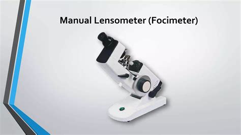 Image result for Using a Focimeter