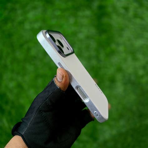 iPhone 17 Pro Leather Cover, J-Series Genuine Leather Case - White ...
